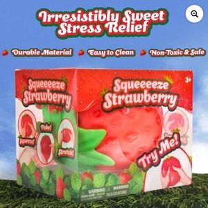 NIP “NEVER SQUEEZED” Sunny Days Strawberry Squeeze Squishy